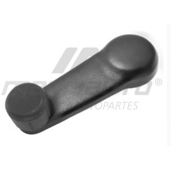 Manija de elevar ns tiida 07-17, versa, march 12-19, np300, frontier 16-19 perilla negra plastico negra tw